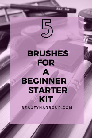 5 brushes for a beginner kit 