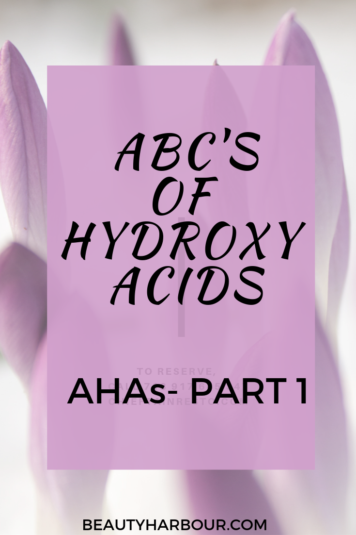 ABCs of Hydroxy Acids -AHAs