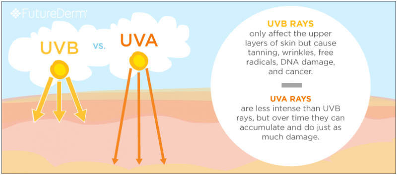 Какое действие оказывают uvb лучи